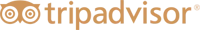 A TripAdvisor logo with orange wordmark and owl icon on a white background, featuring the text “tripadvisor” and a smiling owl.